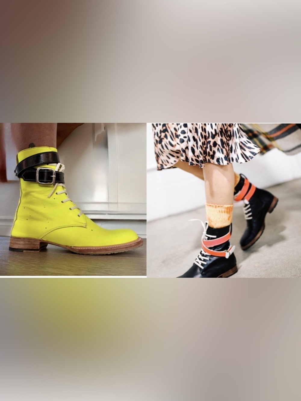 Esquivel Jolene Combat Boot in Neon Punk/Dopamine/Electric Grandpa/Festival
